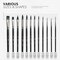 ARTIFY 12 PCS Watercolor Brushes, Synthetic Nylon Paint Brushes for Watercolor, Acrylic, Gouache & Oil Painting, Includes Detail Paint Brushes, Round, Flat, Cat's Tongue,Liner, Intermediate Series